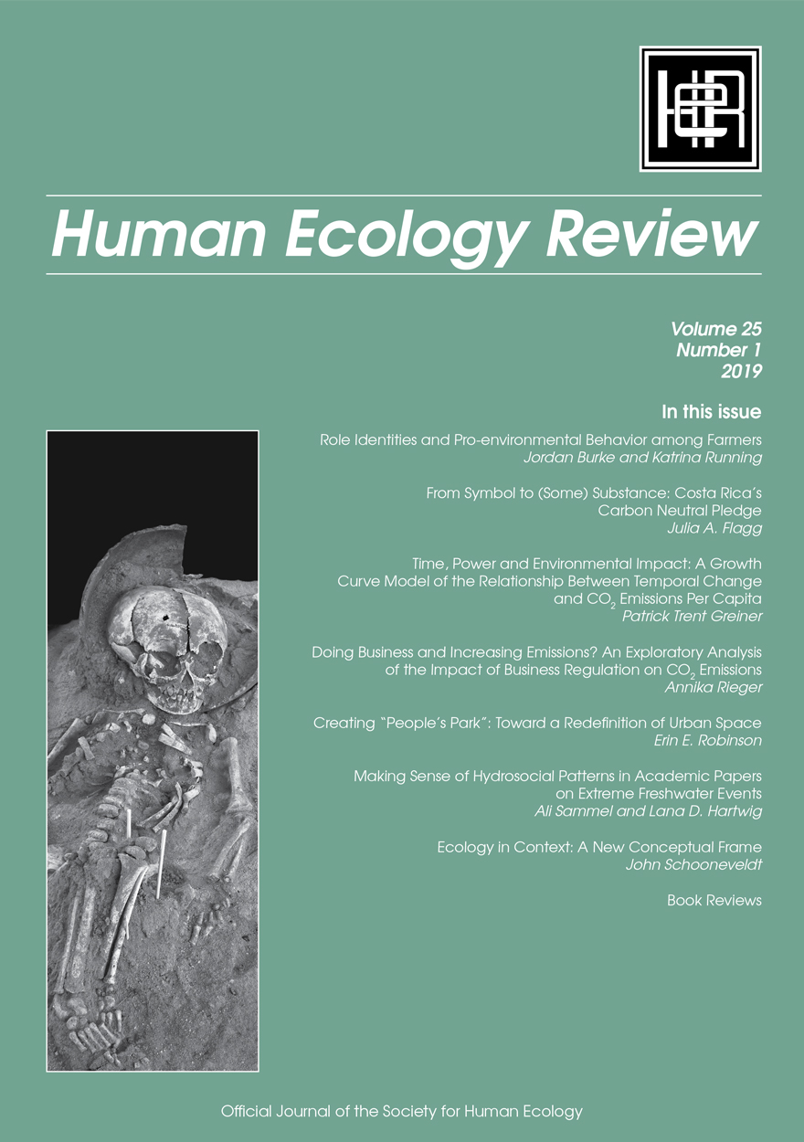 Human Ecology Review: Volume 25, Number 1