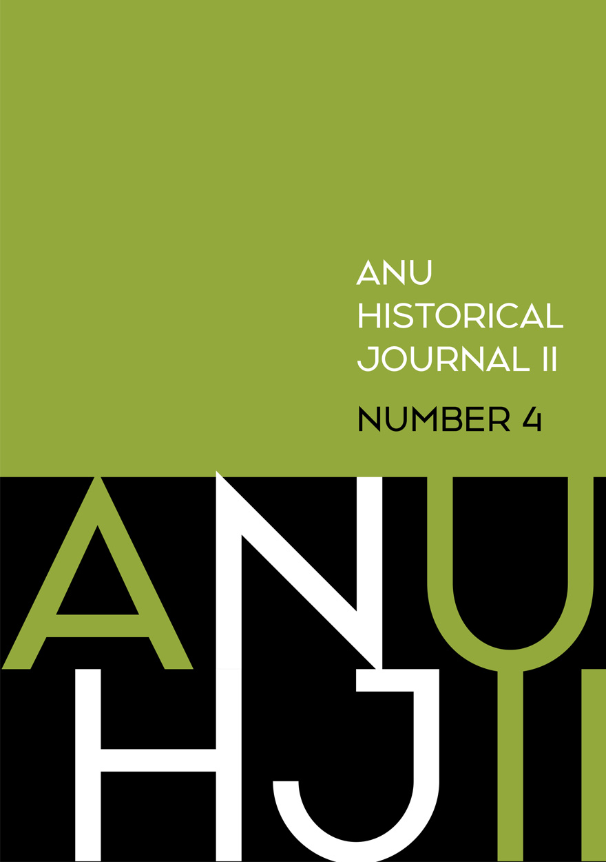 ANU Historical Journal II: Number 4